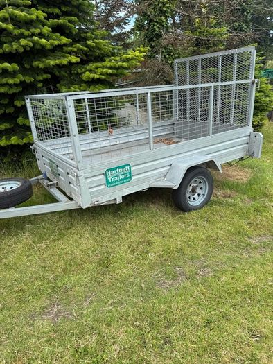 Hartnett 8x5 Heavy Duty Galvanised Mesh Trailer