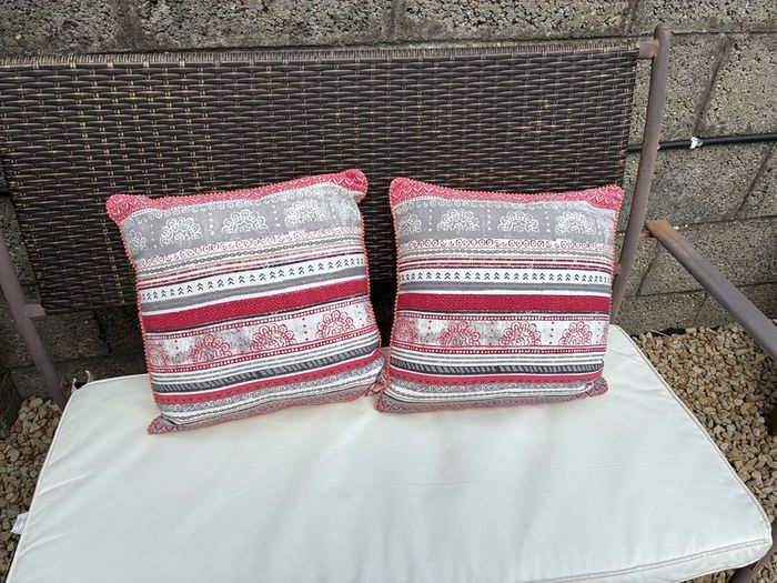 Two Reversible Cushions