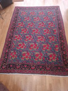 Unusual Mid Century Handmade Irish Rug