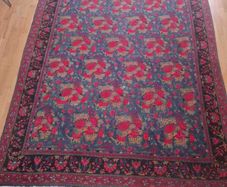 Unusual Mid Century Handmade Irish Rug
