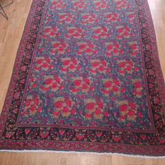 Unusual Mid Century Handmade Irish Rug