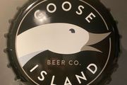 Goose island Bottle cap wall sign