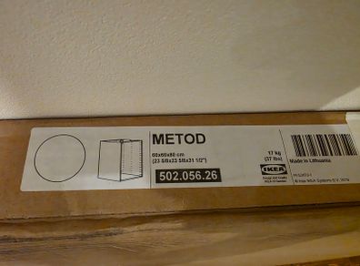 IKEA METOD Base Kitchen Cabinet 60x60x80cm - 502.056.26