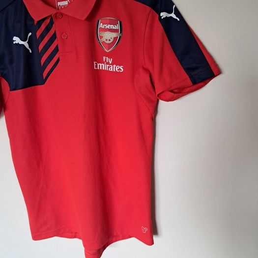 arsenal 2016 polo shirt size medium ptp 19" in excellent condition