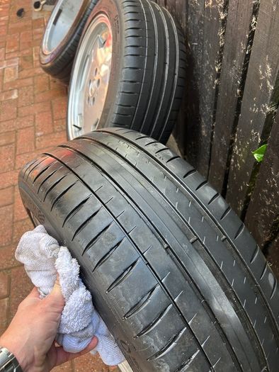 17" Mercedes AMG Aero Alloys with Michelin Tires