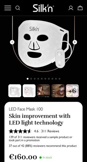 Silk'n Led Mask 100