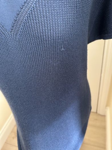 Paul Costello grey - blue top/jumper. Viscose fabric