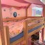 Mezzanine Kids Bed with mattress and canvas covers - like new Image 9