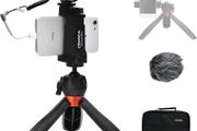 Video Kit with Professional Directional Microphone and Tripod for iPhone, Samsung, Huawei, Camera, YouTube Kit for Living Video, Video Conference, Films