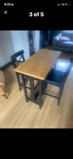 High table & chairs