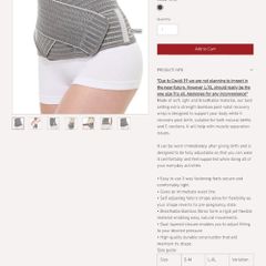 Bamboo postnatal recovery belt/band