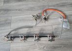 New Gas line with switchers for Gas bbq Grill