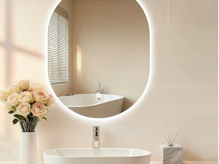 bathroom led mirror