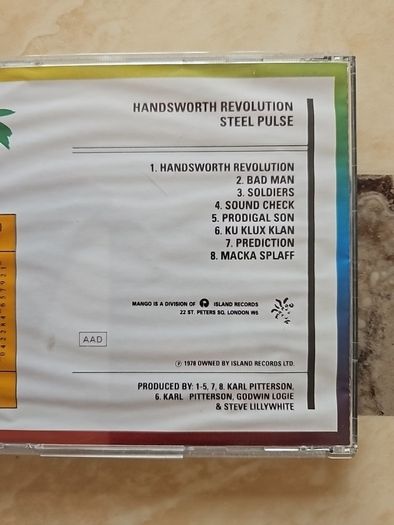 Steel Pulse CD - Handsworth Revolution