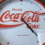 Coca Cola Metal & Glass Wall Clock Image 3