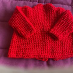 Baby Handknit baby cardigan