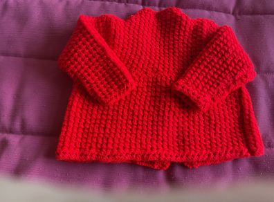Baby Handknit baby cardigan