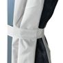 Gazebo with Curtain and String Lights 300x300 cm Cream Aluminium Image 8