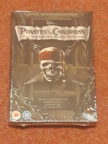 Pirates of the Caribbean Complete DVD Boxset 1-4 New