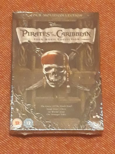 Pirates of the Caribbean Complete DVD Boxset 1-4 New