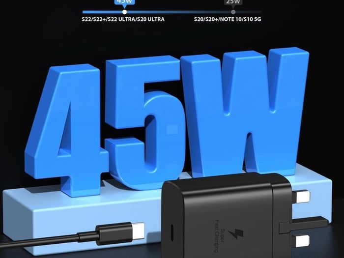 Samsung Charger, 45W USB C Super Fast Charging for Samsung Galaxy S24 Ultra/ S24/ S23 Ultra/S23/S23+/S22/S22 Ultra/S22+/Note 10/20/S20/S21, A33,A72,A71,A53, Galaxy Tab S7/S8/S9, USB C Power Adapter for Type C Phone