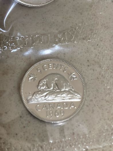 Canada 1969 Dollar Coin set mint