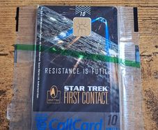Ireland CallCard "Star Trek - First Contact", mint/wrapped, 10/1996, ODS2 Chip - free standard postage