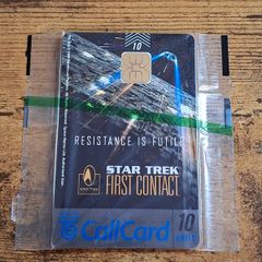 Ireland CallCard "Star Trek - First Contact", mint/wrapped, 10/1996, ODS2 Chip - free standard postage