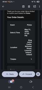 pixies ticket