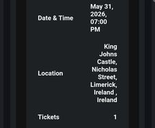 pixies ticket