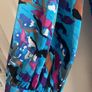 Gallery Blue Patterned Dress Image 4