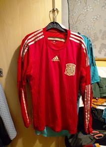 2 Spain Jerseys L/S and Away