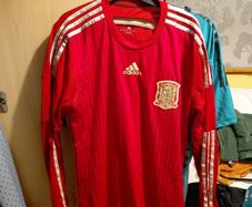 2 Spain Jerseys L/S and Away