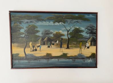 Framed Signed Oil Painting