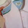 Candy Pink striped Ladies Shirt size Small Lee Valley Image 9