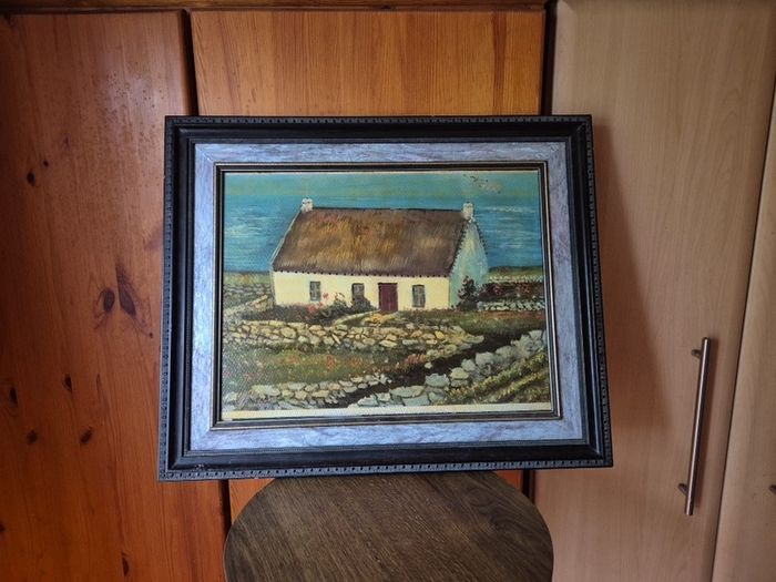 Vintage Irish Countryside Scene in a Frame