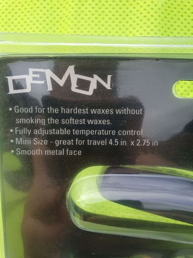 Demon snowboard ski service wax iron