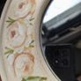 handpainted oval  mirror Image 9