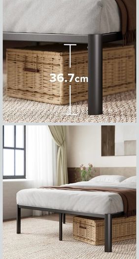 King Size mattress and bed frame Emma brand