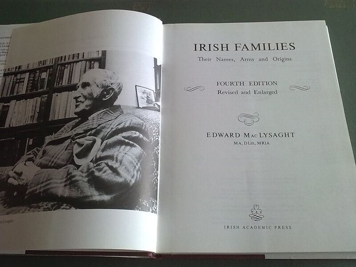 Irish Families Their names arms & origins Ireland Genealogy History