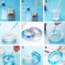 133 Pcs Resin Casting Molds and Tools Set, Jewelry Craft Moulds, Daohexi DIY Silicone Epoxy Resin Mold, for Resin Jewelry and Craft, Resin Craft Making Kit (FREE POSTAGE) Image 3
