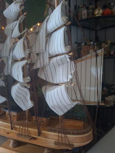 Vintage wooden ship