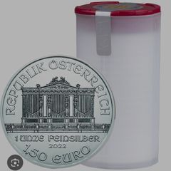 2022 Austrian Silver Philharmonic 1oz Coins BU Tubes Of 20