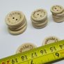 Wooden Handmade with Love Natural Buttons 15mm 20mm 25mm Image 4