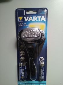 Varta LED Headlight + Batteries