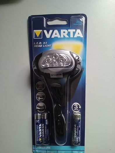 Varta LED Headlight + Batteries