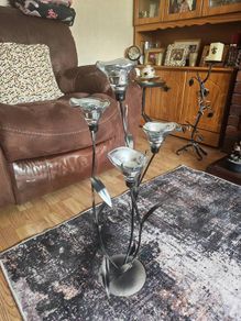 Silver Candle Holder