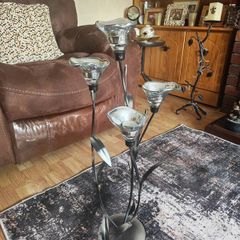 Silver Candle Holder