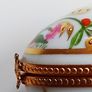Vintage Limoges Porcelain Egg Shaped Ring/TrinketBoxes "Paris Style" hand painted by artist Image 6