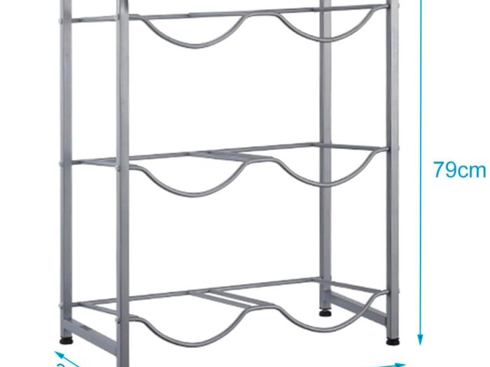 5 Gallon Water rack Jug Holder for 6 Bottles 3-Tier Water Cooler Jug Rack, Detachable Bottle Storage Shelves for Office Home Use